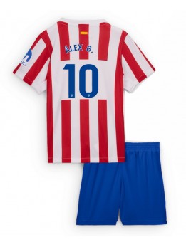 Billige Atletico Madrid Alex Baena #10 Hjemmedraktsett Barn 2025-26 Kortermet (+ Korte bukser)